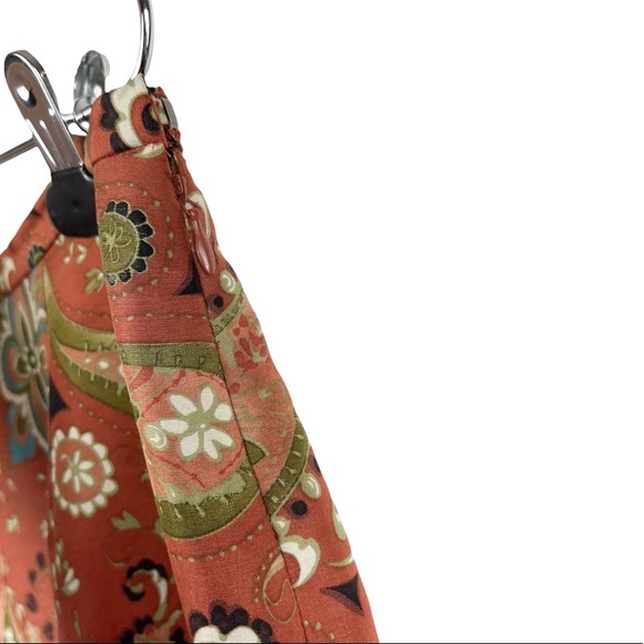 Vintage Yves Colette Depeche Mode 100% Silk Floral Print Mod Pants Size 12 - Picture 4 of 8